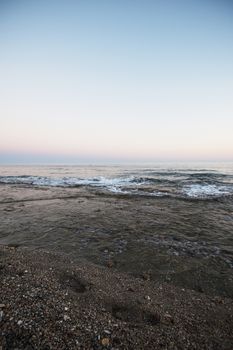 Evening at Alanya coast, Turkey