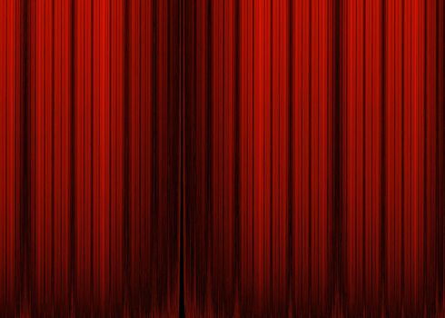 Abstract Red Striped Background - Red Vertical Lines Illustration, Image