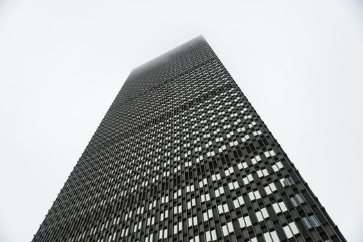 The skylione of Prudential Tower in Boston ME, USA