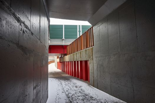 Architectural details and shapes in the city's landscape