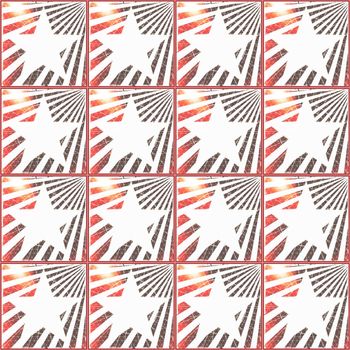 Digital computer graphic - seamless decorative pattern with a five-pointed stars for design. The Author - Peshkareva Irina