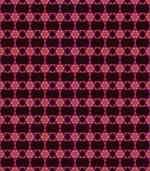 Digital computer graphic - seamless pattern with abstraction decorative star for design.