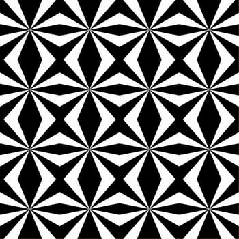 Digital computer graphic - seamless decorative pattern in a black - white colors for design