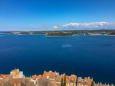 wonderful view above venice to the ocean