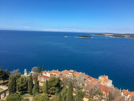 wonderful view above venice to the ocean