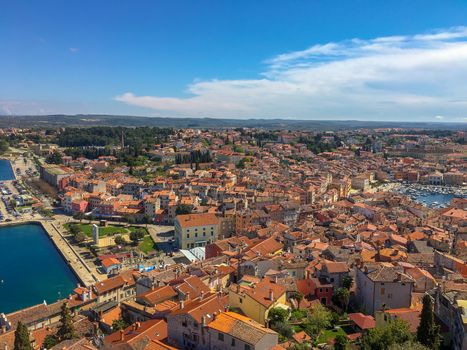 wonderful view above venice to the ocean