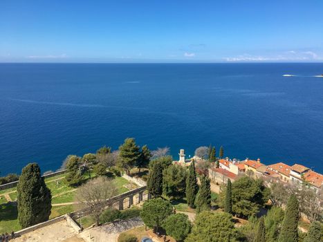 wonderful view above venice to the ocean