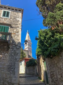 nice view to the church in venice at sightseeing