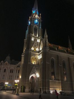 venice cathedrale in the city at summer