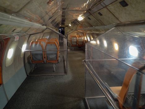 inside the tupolev at the museum in germany