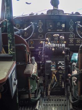 The Cockpit from the Tupolev in the museum