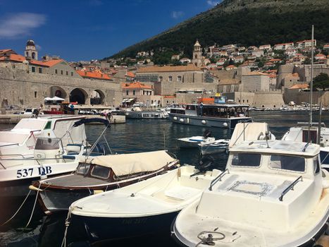 Dubrovnik in Croatia during the Holiday in Summer