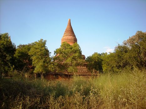a temple in burma at a tour