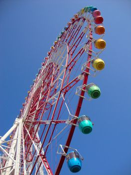 a colorfoul big wheel