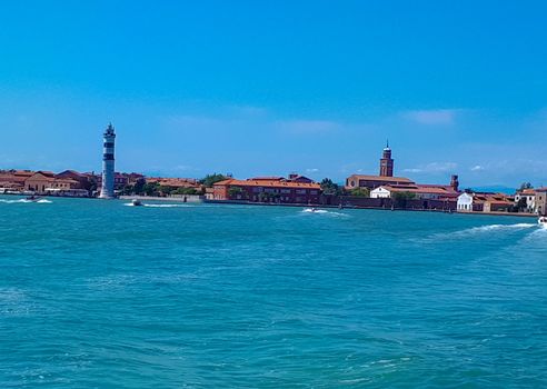 view from the boat to venice daytime