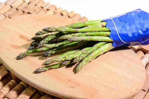 asparagus vegetables from Italian countryside