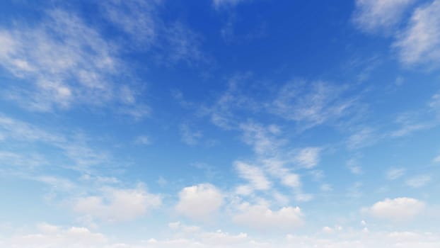 Cloudy blue sky abstract background, blue sky background with tiny clouds, 3d illustration