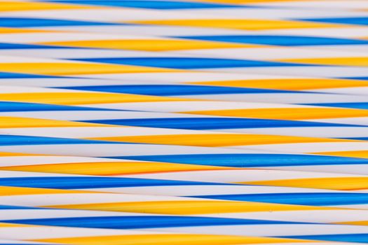 Background stripes multicolored smoothies plastic cocktail straws