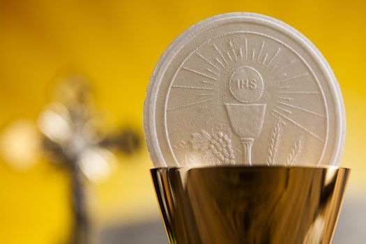 Eucharist, sacrament of communion background