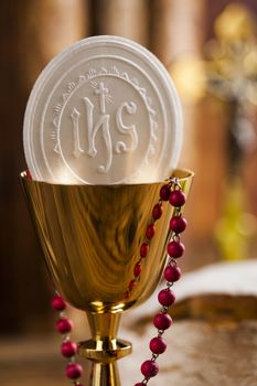 Eucharist, sacrament of communion background