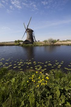 Old windmill in holland