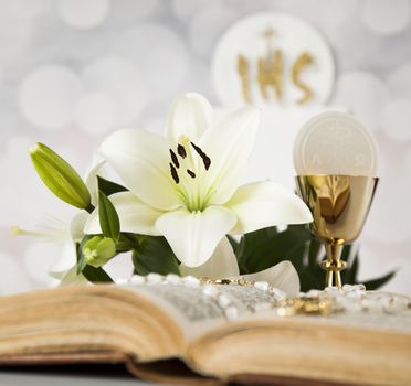 Eucharist, sacrament of communion background