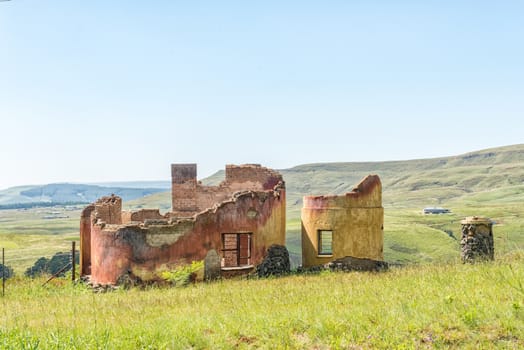 A ruin near Monks Cowl in the Kwazulu-Natal Drakensberg