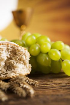 Holy Communion Bread, Wine for christianity religion