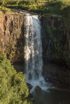 The Sterkspruit waterfall near Monks Cowl in the Kwazulu-Natal Drakensberg