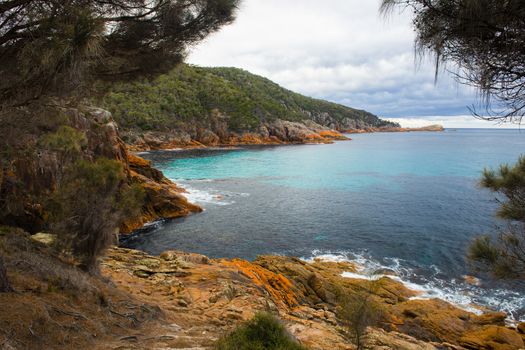 Sleepy Bay in Freycinet National Park, Tasmania