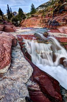 Red Rock Canyon Alberta Waterton national Park