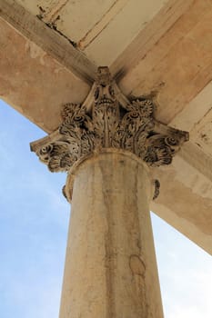 Roman marble column