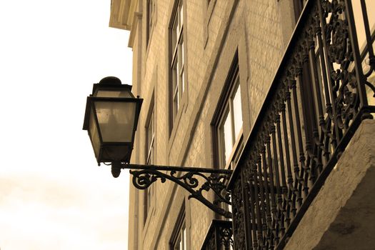 street lamp in Gothic style