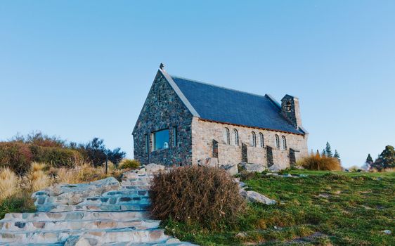 Church at Lake Tekapo Canterbury New Zealand