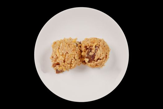 Millets with fruits on a black background