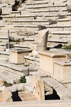 Theatre of Dionysus at the Acropolis in Athens, Greece