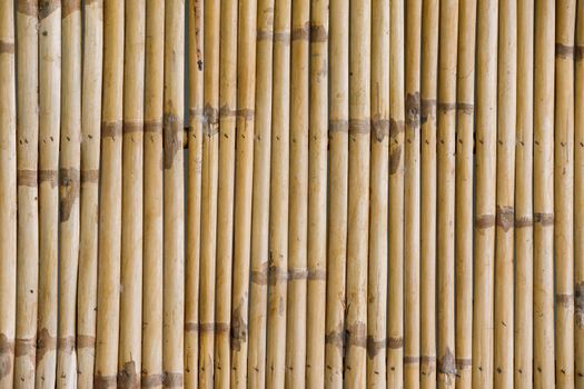 Brown color bamboo fence background
