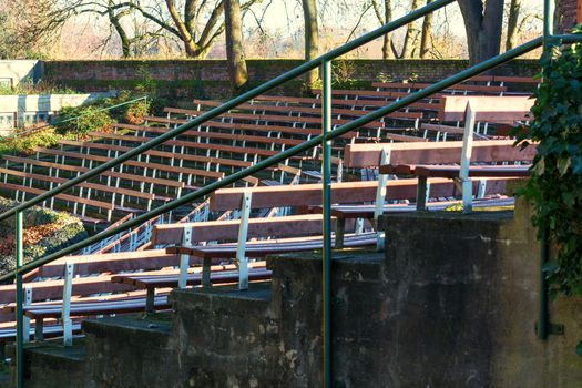 Zon's open-air stage in the Zwinger of the medieval fortress of Zons.