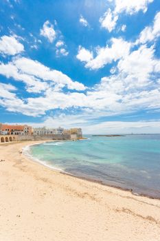 Gallipoli, Apulia, Italy - Impressive calmness at the lovely beach of Gallipoli