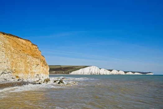 View of the Sussex Coastline from Hope Gap