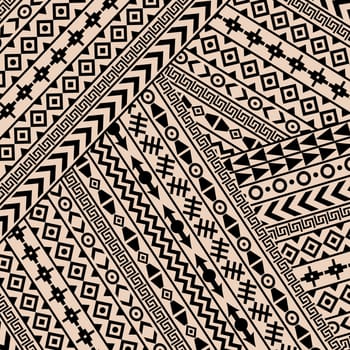 Geometrical ethnic motifs