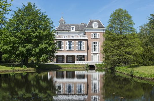 The Hague,Holland,11-may-2018: Villa Clingendael in the netherlands,the house is owned by the municipality of The Hague and serves as the Dutch institute of International Relations Clingendael
