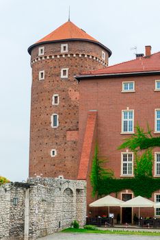 Krakow, Poland - August 13, 2017: Krakow, Wawel Castle