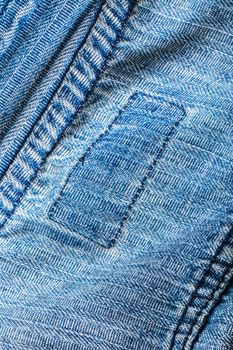 abstract background texture of denim cloth close-up