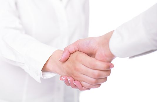 Handshake Handshaking isolate on white