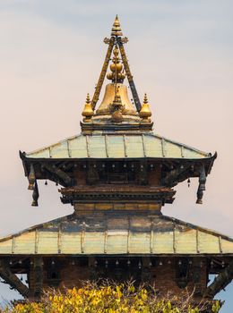 Detail Taleju Temple, Durbar Square in Kathmandu, Nepal
