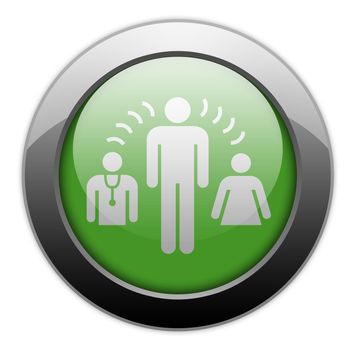 Icon, Button, Pictogram with Interpreter Services symbol