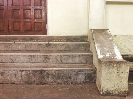 Entrance staircase thai style in the pass.