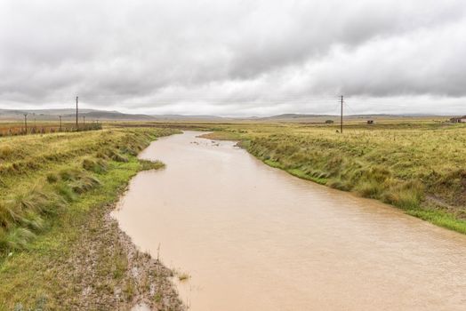 The Bloedrivier (blood river) at Ncome. The river was colored red by the blood of Zulu warriors during a battle with the Voortrekkers on 16 December 1838