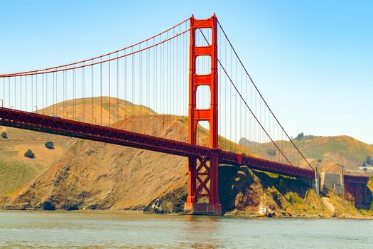 Golden Gate Bridge near San Francisco, USA.